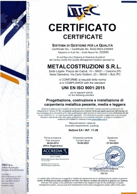  - MetalCostruzioni srl